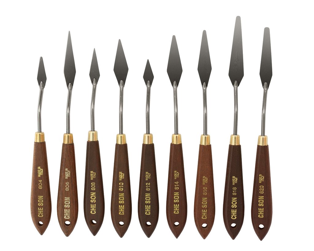 Richeson Italian Painting Knives - High quality artists paint, watercolor,  speciality brushes
